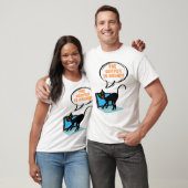 de server van het kattengezegde is neer t-shirt (Unisex)