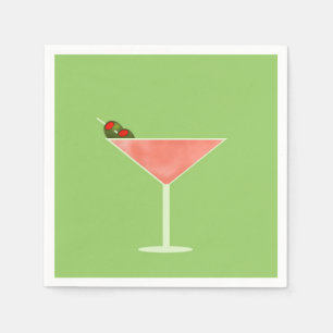 De Servetten van de Cocktail van het Uur van de