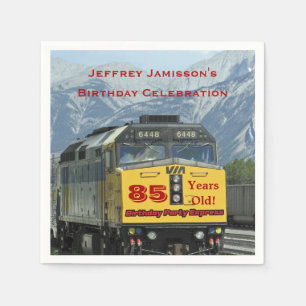 De Servetten van het Document van de Trein van de