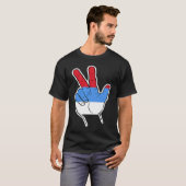 De Servische Salute T-shirt (Voorkant volledig)