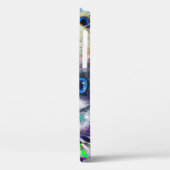 De set portretten abstracte achtergrond van katten Case-Mate iPhone case (Achterkant / Links)