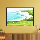 De Seven Sisters-kliffen Canvas Afdruk (Insitu (Woonkamer))