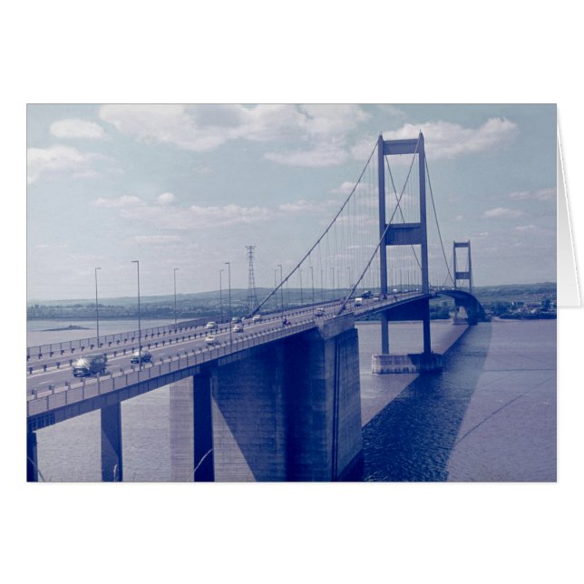 De Severn Bridge uit Aust (jaren zeventig) (Voorkant Horizontaal)