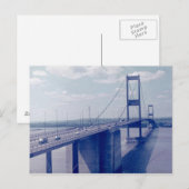 De Severn Bridge uit Aust (jaren zeventig) Briefkaart (Voorkant / Achterkant)