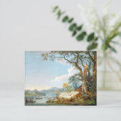 De Severn in Shrewsbury, Shropshire Briefkaart (Staand voorkant)