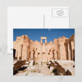 De Severus Basiliek, Leptis Magna, Al Khums 2 Briefkaart (Voorkant / Achterkant)