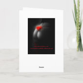 De sexy Slingerende Kaart van Kerstmis van (Achterkant)