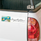 De Seychellen leven met de droomengelvis Bumpersticker (Op Truck)