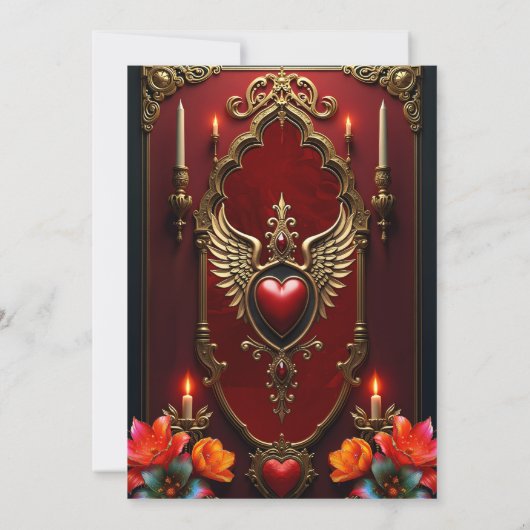 De sfeer van de prachtige  stijl. kaart (Achterkant)