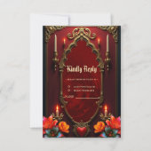 De sfeer van de prachtige  stijl. RSVP kaartje (Voorkant)