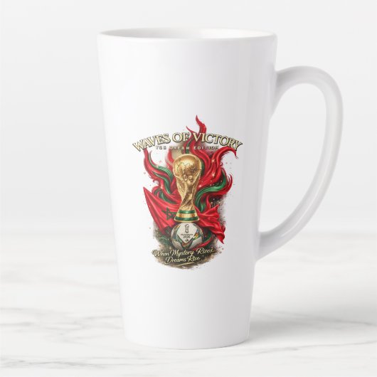 De Sfeer van het WK Latte Mok (Rechts)