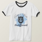 De sfeer van vandaag: onverschillig t-shirt (Design voorkant)