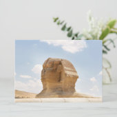 De sfinx bedankkaart (Staand voorkant)