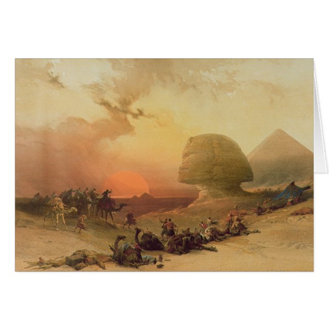 De sfinx bij Giza (Voorkant Horizontaal)