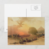 De sfinx bij Giza Briefkaart (Voorkant / Achterkant)