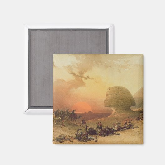 De sfinx bij Giza Magneet (Voorkant / Achterkant)