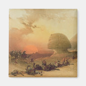 De sfinx bij Giza Magneet (Voorkant)