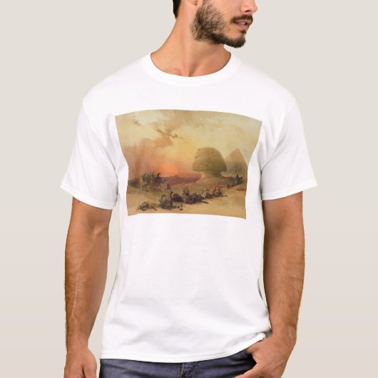 De sfinx bij Giza T-shirt (Voorkant)
