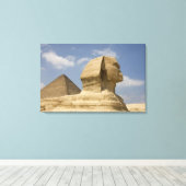 De Sfinx, Giza, Al Jizah, Egypte Canvas Afdruk (Insitu (Houten vloer))