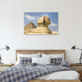De Sfinx, Giza, Al Jizah, Egypte Canvas Afdruk (Insitu (Slaapkamer))