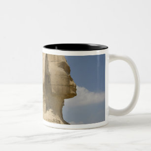 De Sfinx, Giza, Al Jizah, Egypte Tweekleurige Koffiemok