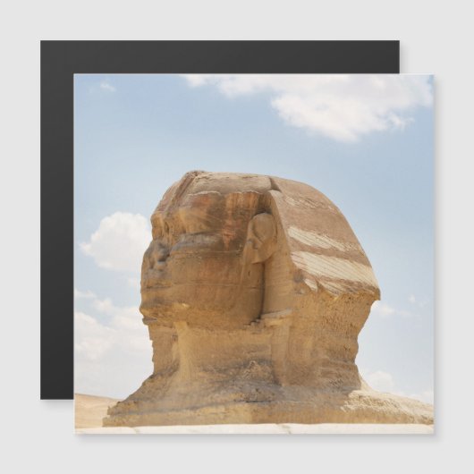 De sfinx magnetische uitnodiging (Voorkant / Achterkant)