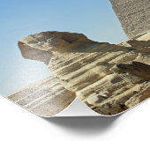 De sfinx met piramiden foto afdruk (Hoek)