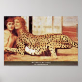 De sfinx of de jurken van Fernand Khnopff Poster (Voorkant)