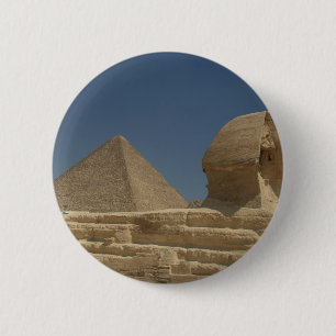 De sfinx ronde button 5,7 cm