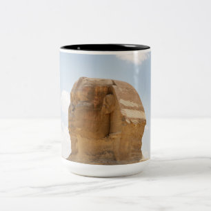 De sfinx tweekleurige koffiemok