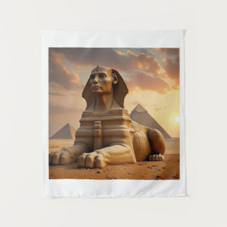 De Sfinx van Giza – Bewaker van de Piramides Wandkleed