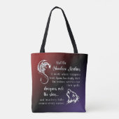 De Shadow Realms Brenda K Davies Canvas tas (Achterkant)