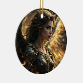 De Shadowflame Seraph Keramisch Ornament (Rechts)