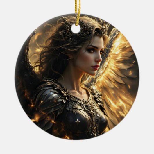 De Shadowflame Seraph Keramisch Ornament (Voorkant)