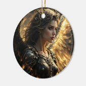 De Shadowflame Seraph Keramisch Ornament (Links)