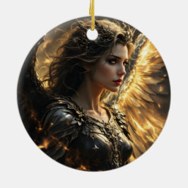 De Shadowflame Seraph Keramisch Ornament