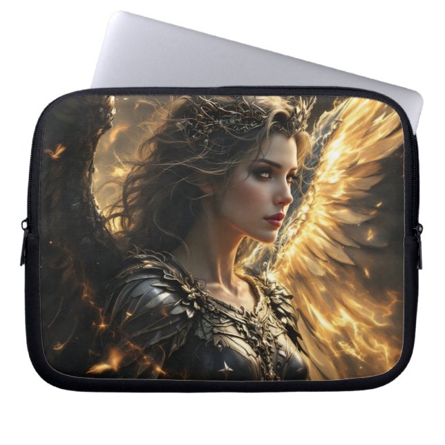De Shadowflame Seraph Laptop Sleeve (Voorkant)