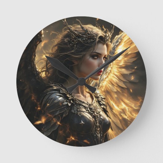 De Shadowflame Seraph Ronde Klok (Voorkant)