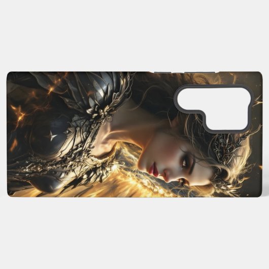 De Shadowflame Seraph Samsung Galaxy Hoesje (Achterkant horizontaal)