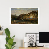 De Shadowy Stream Poster (Thuiskantoor)