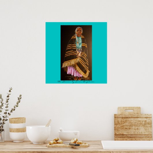De Shaman~ door Susan Bergstrom Poster (Keuken)