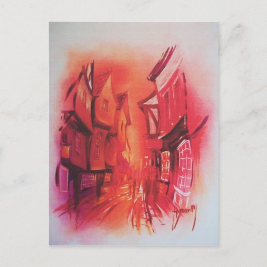 De Shambles York Post Card Briefkaart (Voorkant)