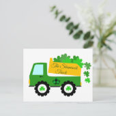 De Shamrock Truck Briefkaart (Staand voorkant)
