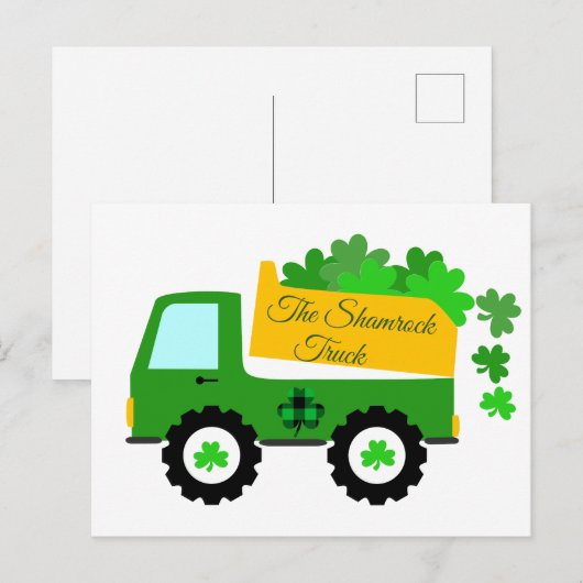 De Shamrock Truck Briefkaart (Voorkant / Achterkant)