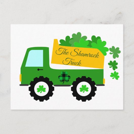De Shamrock Truck Briefkaart (Voorkant)