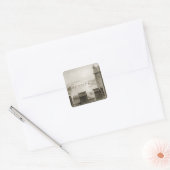De Shannon en Limerick Vierkante Sticker (Envelop)