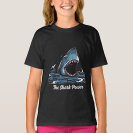 De Shark Power Girl T-shirt