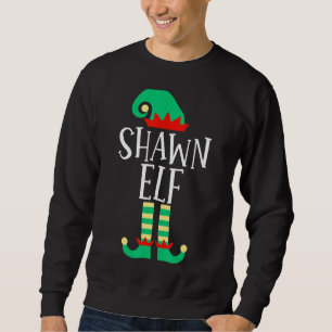 De Shawn Elf Familie die Kerstpyjama aanpast Trui