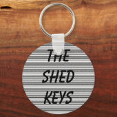 De Shed Keys Sleutelhanger (Voorkant)