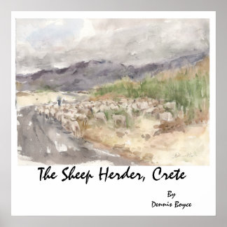 De Sheep Herder, Kreta... Poster